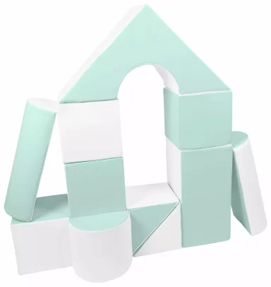 Mint and white soft play